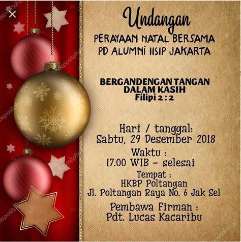 Contoh Surat Undangan Natal : Contoh Surat Undangan Natal Resmi Contoh ...