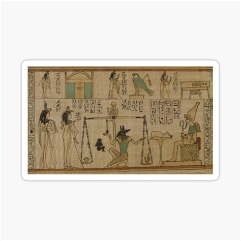 "Egyptian Book of the Dead" Sticker for Sale by WardsAntiques | Redbubble