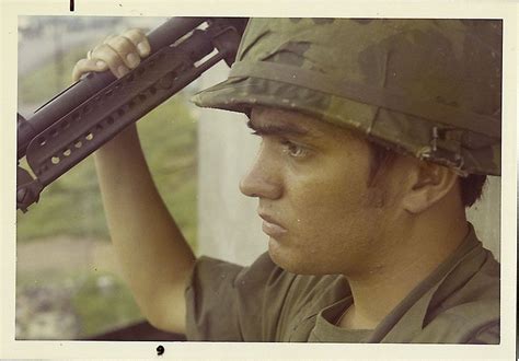 Guarding the parameter on one of the north towers in Long Binh, Vietnam ...