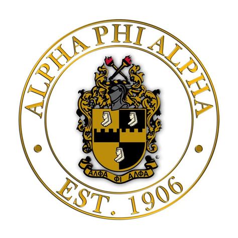 Alpha Phi Alpha Circle Crest Decal SALE $6.95. - Greek Gear®