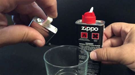 Zippo Lighter Fuel Fill and Refill Tutorial - YouTube