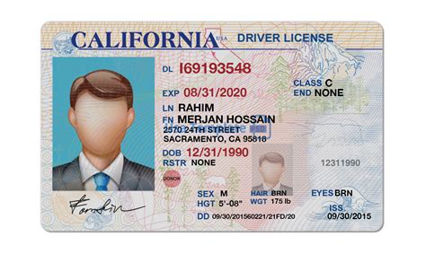 Drivers License psd template : High quality photoshop template ...