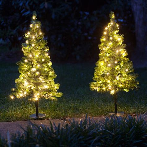 Winchester Fir Prelit Warm White LED Walkway Tree