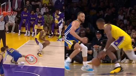 LBJ STUNNED AFTER LONNIE WALKER COOKED STEPH CURRY! ANKLE BREAKER ...