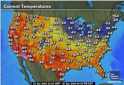 Weather In The Usa Today Map - Reena Catriona