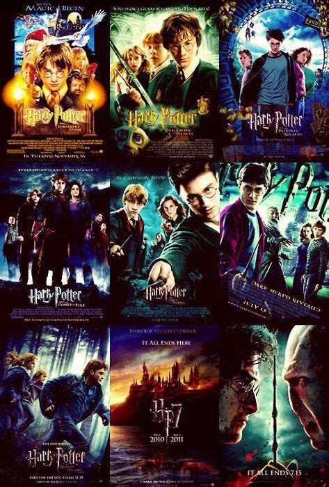 Harry Potter Movie Poster Collage - whatsupbugs Photo (42764766) - Fanpop