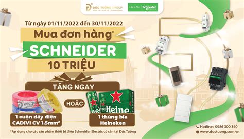 CHƯƠNG TRÌNH KHUYẾN MÃI SCHNEIDER ELECTRIC THÁNG 11 - Tập Đoàn Đức Tường