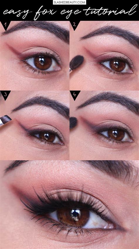 5-Step Easy Fox Eye Makeup Tutorial | Slashed Beauty