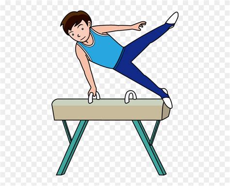 Gymnastics Pommel Horse Cartoon Clipart (#3442835) - PinClipart