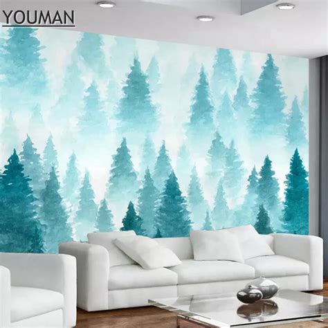 Wall Art Custom 3 d Wall Murals Abstract Wallpaper Nature Scenery ...