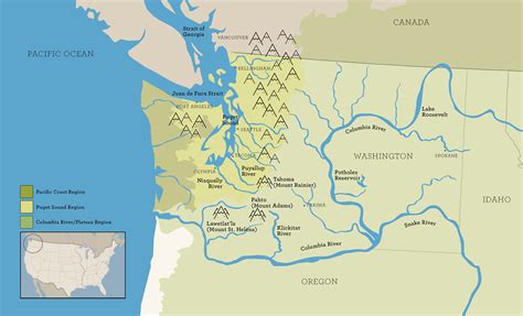 Map Of Northwest Washington State - London Top Attractions Map