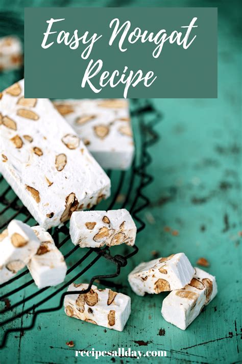 Easy Nougat Recipe - recipesallday.com | Easy as 123 | Recipe | Nougat ...