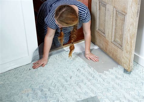 Bathroom of the Week: An Artist-Made Mosaic Tile Floor, Start to Finish ...