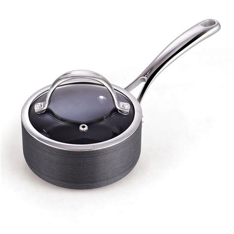 Cooks Standard 1 Qt. Nonstick Hard Anodized Saucepan with Lid-NC-00340 ...