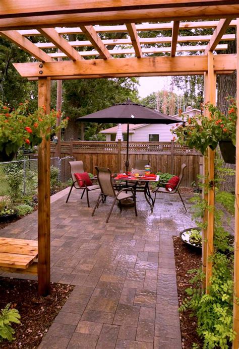 Backyard Designs With Pavers : 20 Charming Brick Patio Designs ...