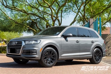 2017 Audi Q7 with 19" TSW Brooklands in Matte Black wheels | Wheel ...