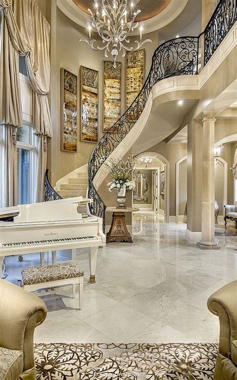 Villa Belle - elegant stairs | Luxury homes dream houses, Fancy houses ...