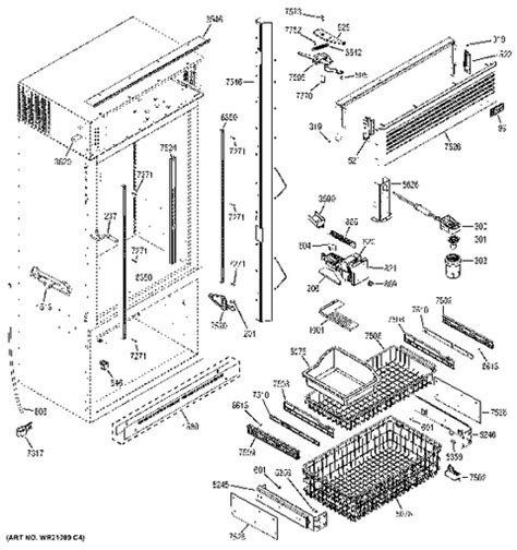 Ge Monogram Built In Refrigerator Parts Diagram | Reviewmotors.co