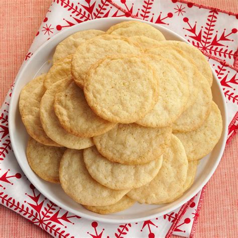 Vanilla Wafer Cookies Recipe | Taste of Home