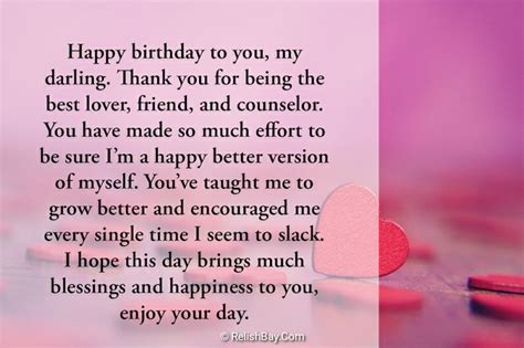 50 Long birthday messages for boyfriend, romantic birthday messages for ...