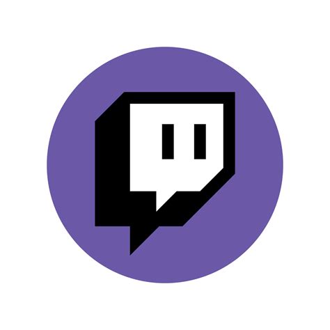 Twitch logo on transparent isolated background. 12660861 Vector Art at ...