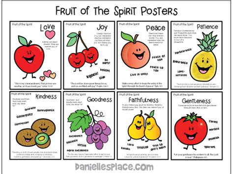 Fruit of the Spirit Sunday School Lesson