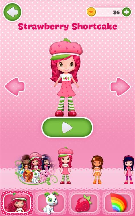 Screenshot of Strawberry Shortcake: Berry Rush (Android, 2014) - MobyGames