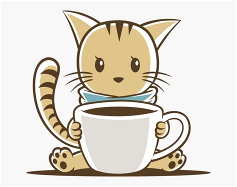 Clip Art Fun Pics Images Reservations - Cat Drinking Coffee Clipart ...