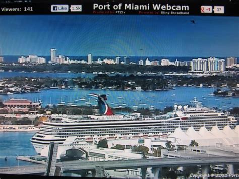 Port of Miami Cruise Webcam | Cruise Law News