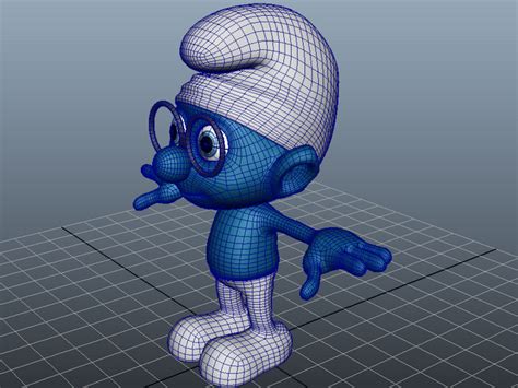 Smurfs Character 3d model Maya files free download - CadNav