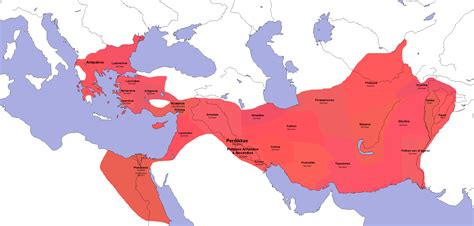 Satrapies in the Macedonian Empire 323 BC - Full size