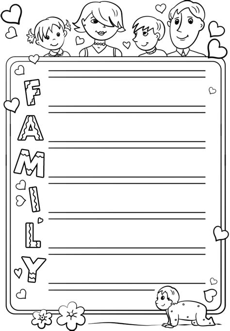 Family Acrostic Poem Template | Free Printable Papercraft Templates