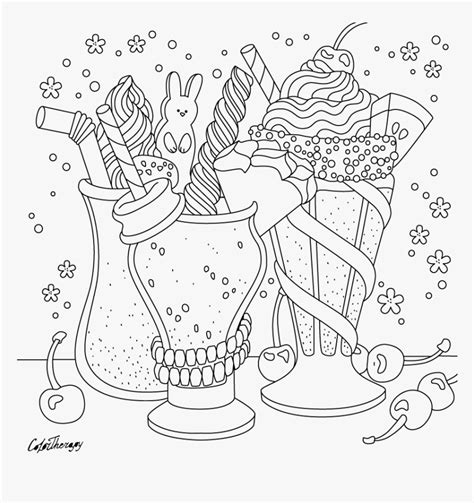 Milkshake Coloring Pages Coloring Pages