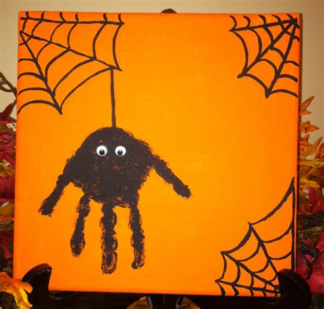 Halloween Themed Handprint Craft For Kids Halloween Handprint Crafts ...