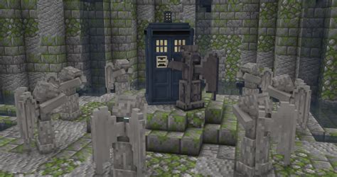 Doctor Who - Weeping Angels Minecraft Mod