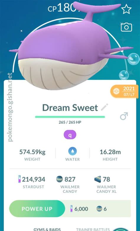 Shiny Wailord - Pokemon Go