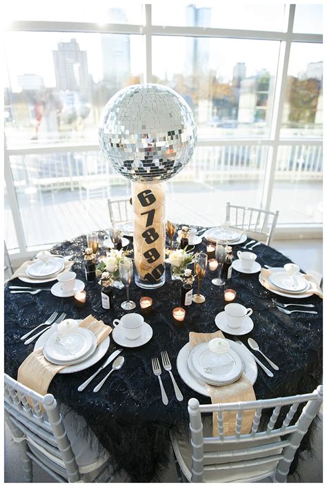 New Years Party Table Setting Ideas