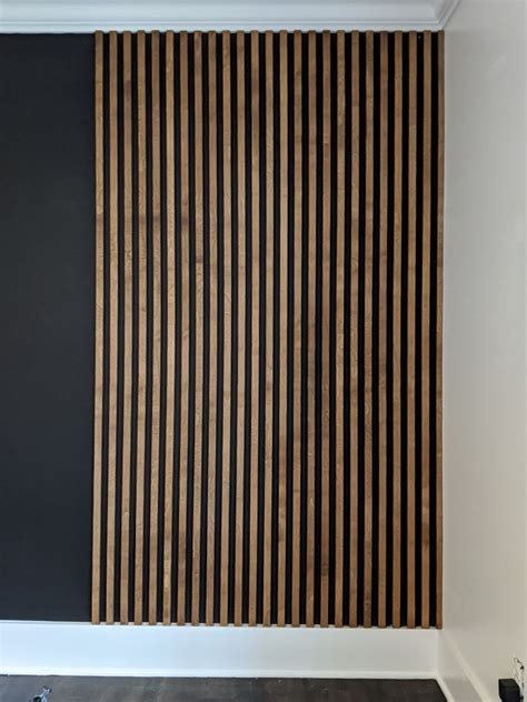 HOW TO MAKE AN AFFORDABLE WOOD SLAT WALL - Simply Aligned Home