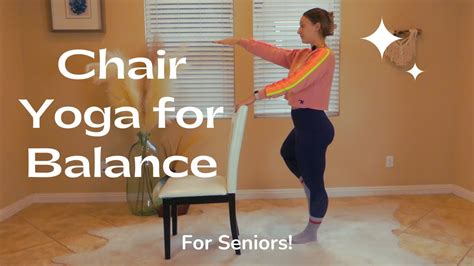 Chair Yoga for Balance - Improve your Strength & Mobility - YouTube