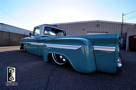 Custom 1964 Chevy Dually - Hammered on 22s | MyRideisMe.com