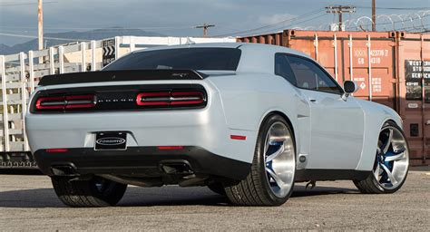 Widebody Kit And Huge Alloys Make The Challenger SRT Look Even More Macho