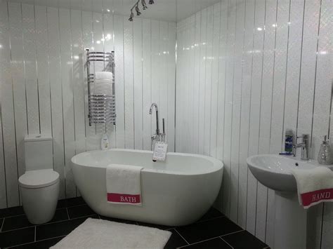 10 White Sparkle Chrome Strip Diamond Effect PVC Bathroom Cladding ...