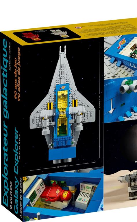 LEGO 10497 Galaxy Explorer (2022) box comparison with 497/928 Galaxy ...