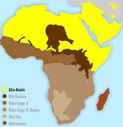 Afro Asiatic Language Family Map