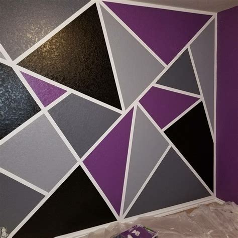 10+ Accent Wall Geometric Wall Paint