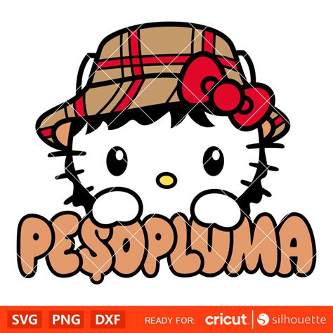 Hello Kitty Peso Pluma Svg, Sanrio Svg, Hello Kitty Svg, Kawaii Svg ...