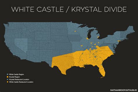 White Castle Locations Map – Map Of The World