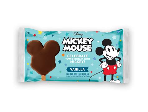 DISNEY® Mickey Mouse Vanilla Light Ice Cream Bars | Disney®