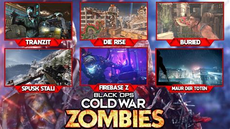 All Cold War Zombie Maps