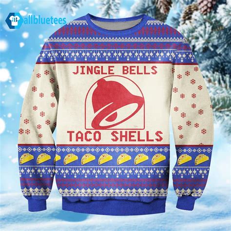 Taco Bell Jingle Bells Taco Shells Christmas Sweater